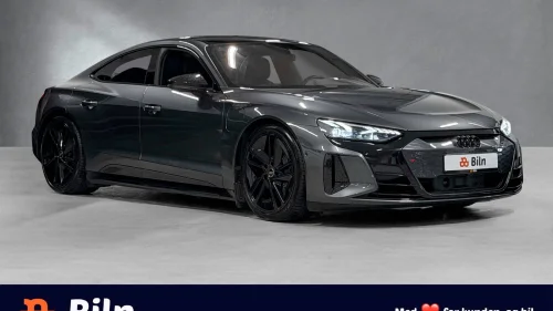 AUDI E TRON GT PRO 530hk Forged/B&O/Matrix/luft/14.veis/360kam/Sort op