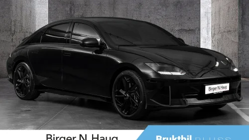 HYUNDAI IONIQ6 Long Range AWD Black Edition 519 km WLTP. Ubrukt bil!