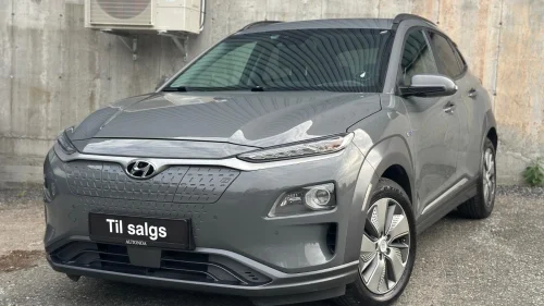 HYUNDAI Kona Long Range/449KM/Skinn/ACC/HUD/R.Kam/Rattvarme/1Eier+++