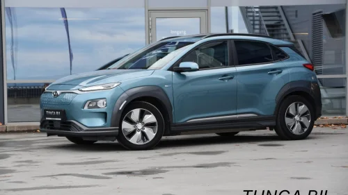 HYUNDAI Kona Electric 64 kWh Teknikk, Skinn, Takluke | Kr 1.590/mnd!