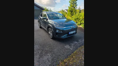 HYUNDAI Kona 64 kWt Teknikk byttet batteri. Lyst skinn
