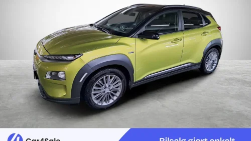 HYUNDAI Kona 64kwh 449km / Skinn / Norsk / HUD/ ACC/ Soltak/ V.Pumpe