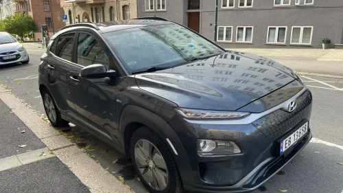 HYUNDAI Kona Teknikk, skinn, adaptiv, metallic, keramisk, bruktgar.