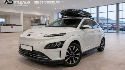 HYUNDAI Kona 64Kwt/Long-Range/Premium/Skinn/Rygge-Kamera/Ratt-varme+