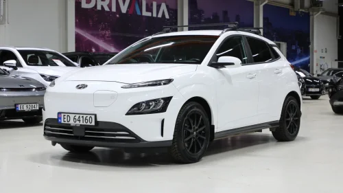 HYUNDAI Kona Long Range Premium/Skinn/El.seter/Ledlys/WLTP 484km.