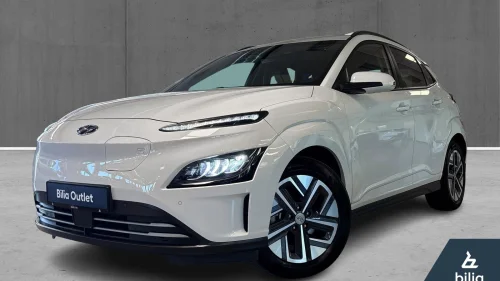 HYUNDAI Kona Premium LR 64kWh Skinn, Krell, Hengerfeste