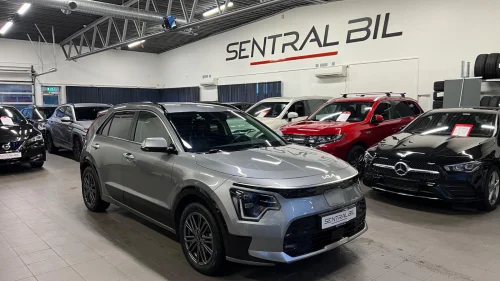 KIA NIRO 64,8KWH/ACTIVE PLUSS/NORSK BIL/HELSKINN/750KG H-VEKT++