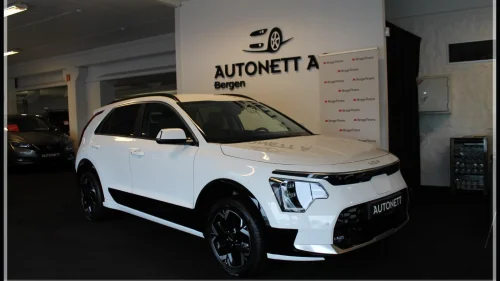 KIA NIRO EV,V-PUMP,EL-SETE,APP/VARMER,S/V-HJUL,ANTIRUSTBEHANDLET