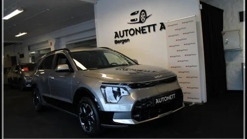 KIA NIRO EV,V-PUMP,EL-SETE,APP/VARME,S/V-HJUL.ANTIRUSTBEHANDLET