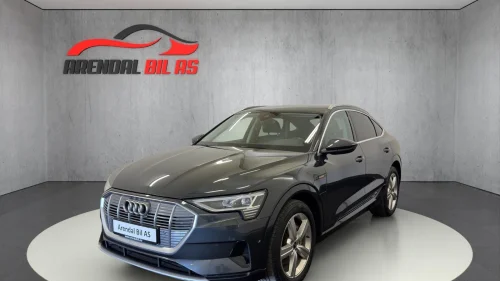 AUDI e-tron Sportback 50 Adaptiv Cruise, Skinn, Krok, Luftfjæring, 1 Eier, Norsk