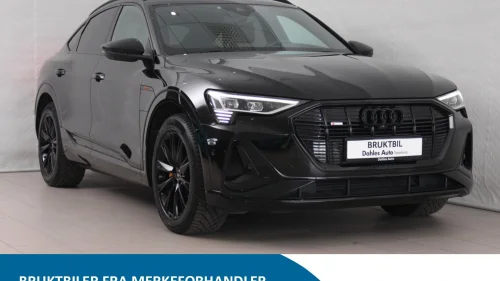 AUDI E TRON SPORTBACK 55 55 sb s line Black edition, 360/ACC/Krok/Lav km!!