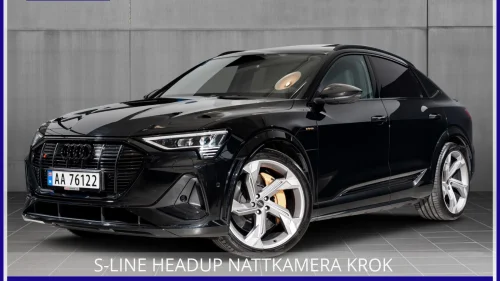 AUDI e-tron S Sportback 60S 2 x S-LINE HEADUP NATTKAMERA KROK BANG & OLUF 22"