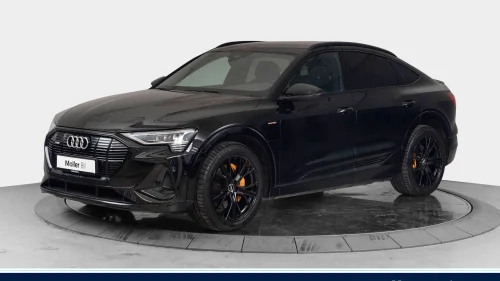 AUDI E TRON SPORTBACK 55 55 SB S Line Sport - 360Kam, Black Edit., Delskinn, 21"