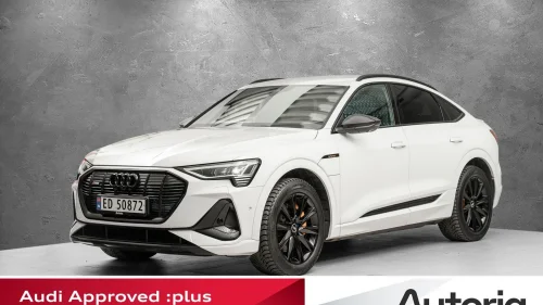 AUDI E TRON SPORTBACK 55 55 sb s line sp black e DOBBEL S-LINE / MYE UTSTYR/