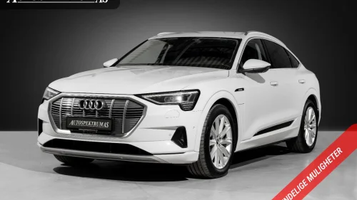 AUDI e-tron Sportback 50 50 Quattro Advanced/Luftfjæring/360/Navi/ACC/Skinn/Nors
