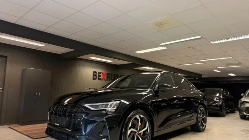 AUDI E TRON SPORTBACK 55 552xS-Line,S-Seter,Black,Norsk,Rattv,Headup,360,Krok,21