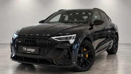 AUDI E TRON SPORTBACK 55 55 Quattro/S-Line/Black-Edition/Skinn/B&O/360/ACC/Krok