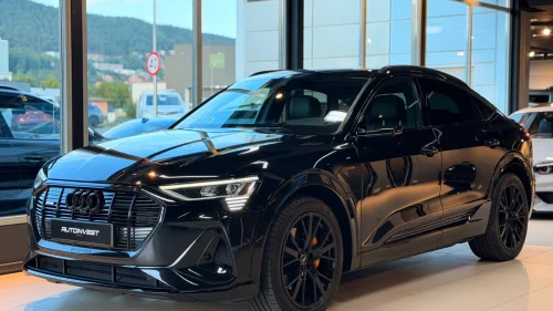 AUDI E TRON SPORTBACK 55 55 BLACK EDITION-NATTSYN-HUD-B&O-SOFT CL-NYBILGARANTI