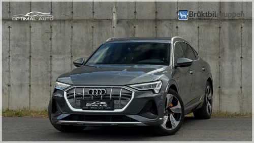 AUDI e-tron Sportback 50 50 2xS-Line/Skinn/H.feste/Navi/360Kam/Rattvarme/++