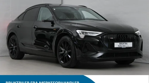 AUDI e-tron Sportback 55 55 S line MATRIX/PANO/HUD/NIGHT VISION/KJØLING I SETER