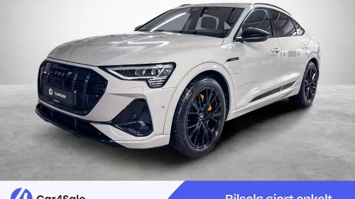 AUDI E TRON SPORTBACK 55 55 S-Line / Black Ed / B&O / Skinn / ACC / 360 / Norsk