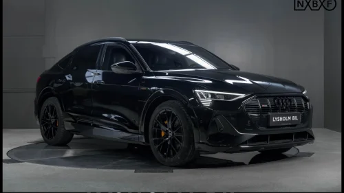AUDI E TRON SPORTBACK 55 55 Black Edition/2x S-Line/B&O/Valcona/Matrix/Krok/ACC+