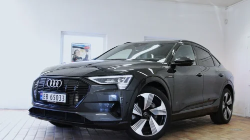 AUDI e-tron Sportback 55 55 ADVANCE SPORT+MATRIX+B&O+LUFT+KROK+PANO+BLACK OPTIKK