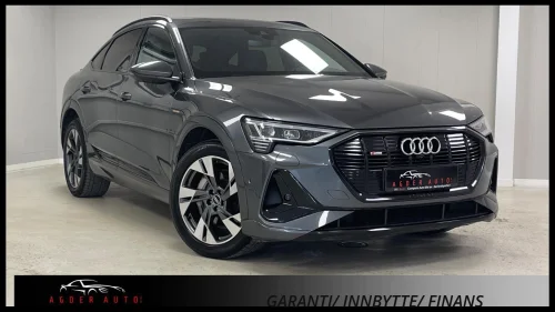 AUDI e-tron Sportback 50 50 S-line Luft/Krok/ACC/360/Navi/Sort Optikk/1eier/20"