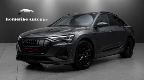 AUDI E TRON SPORTBACK 55 SB 55 S-LINE BLACK EDITION // B&O, SortOptikk, 21"++++
