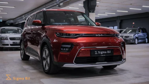 KIA SOUL 64Kwh 452WLTP 204HK ACC HUD Rattvarme Skinn CarPlay +++
