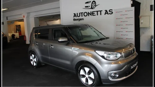 KIA SOUL STØRST BATTERI,EXLUSIVE,SKINN,V-PUMPE,EU-OK TIL 04-2028