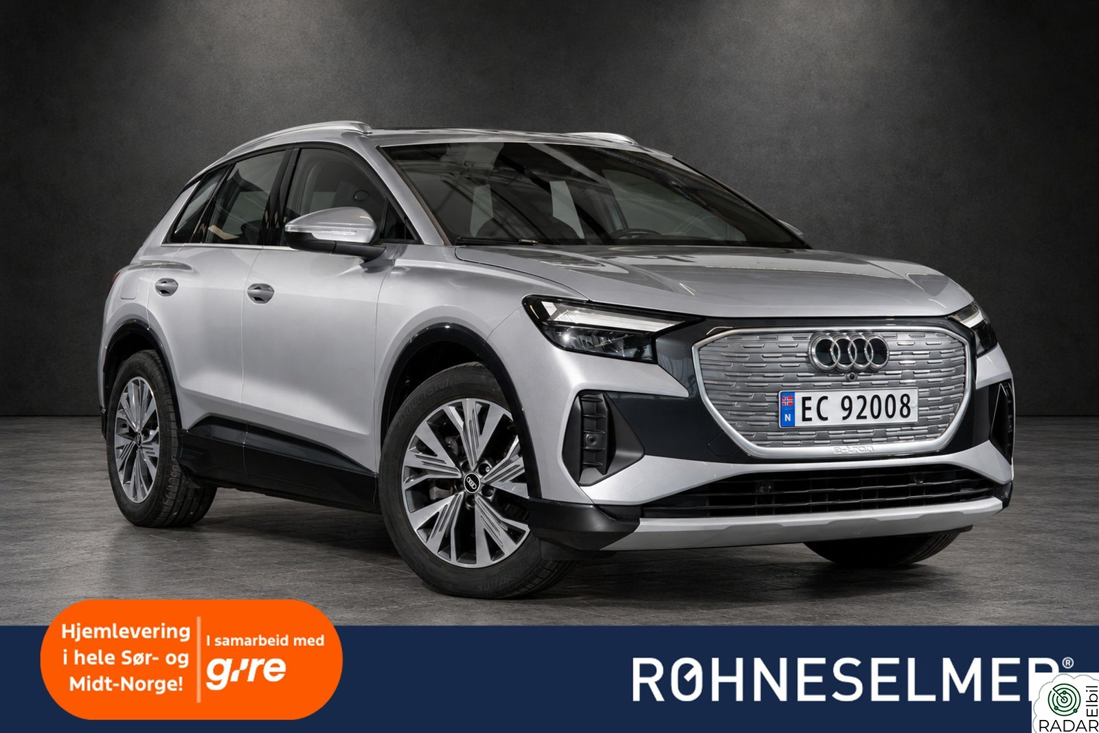 AUDI Q4 50 E TRON 50 Quattro Krok Varmepumpe App Rattvarme LED ACC