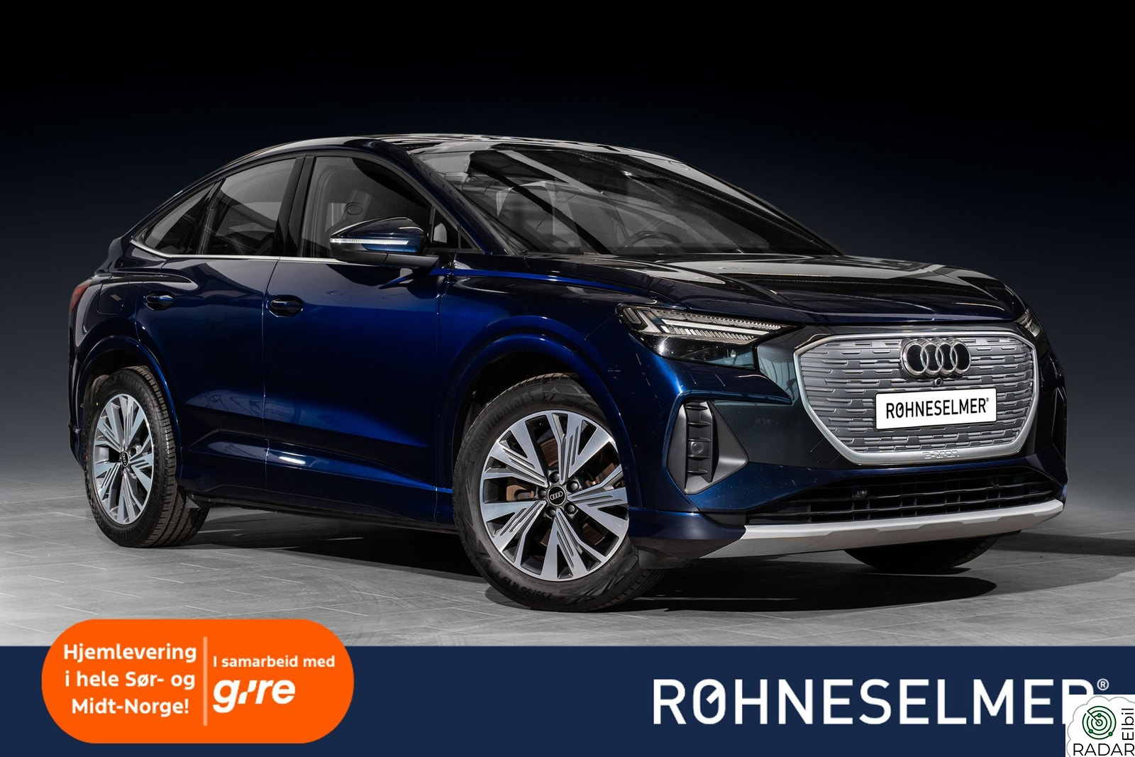 AUDI Q4 SPORTBACK 50 E TRON 50 Quattro S-Line Sonos RS-stoler App Pano Krok+++