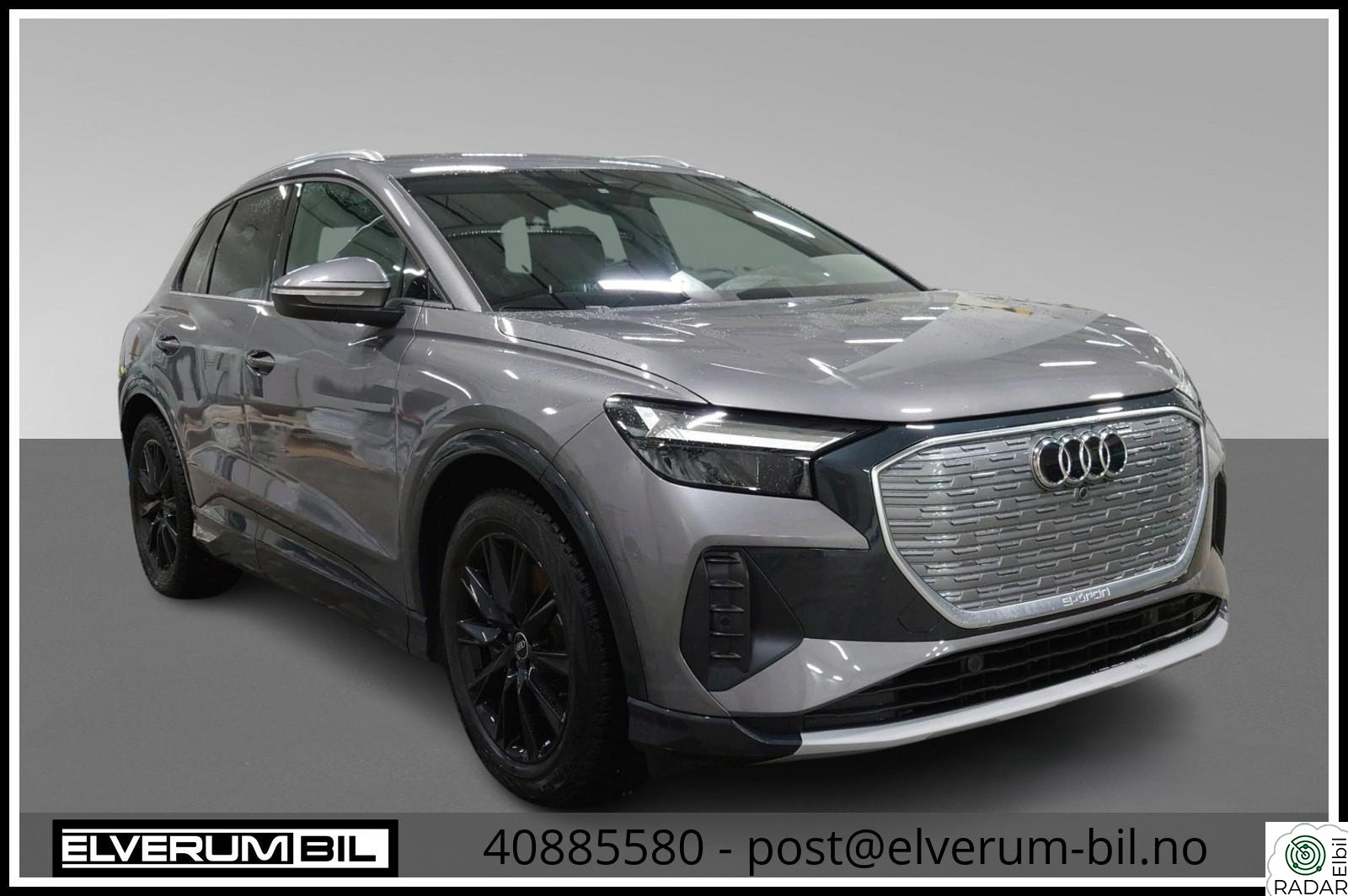 AUDI Q4 45 E TRON QUATTRO /Hengerfeste/V.ratt/Kamera/El.bakl/Skinn/Led/++