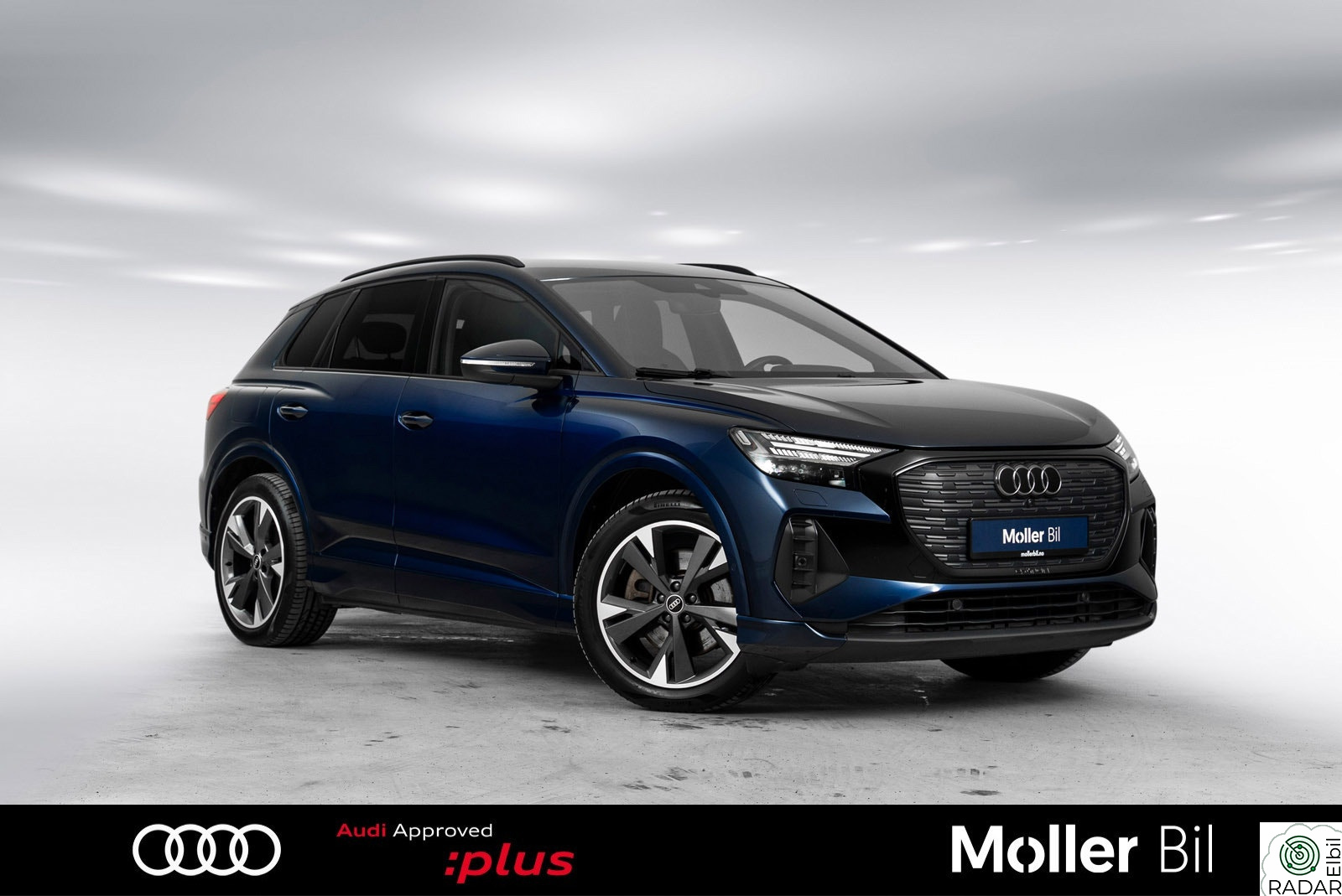 AUDI Q4 50 E TRON 50 quattro Advanced Matrix-SONOS-Hengerfeste-Ryggekamer