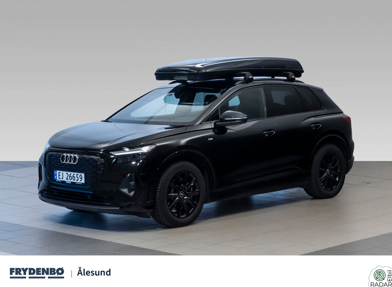 AUDI Q4 55 e-tron Q4 55 e-tron quattro edt plus 2 x S Line, sort optikk