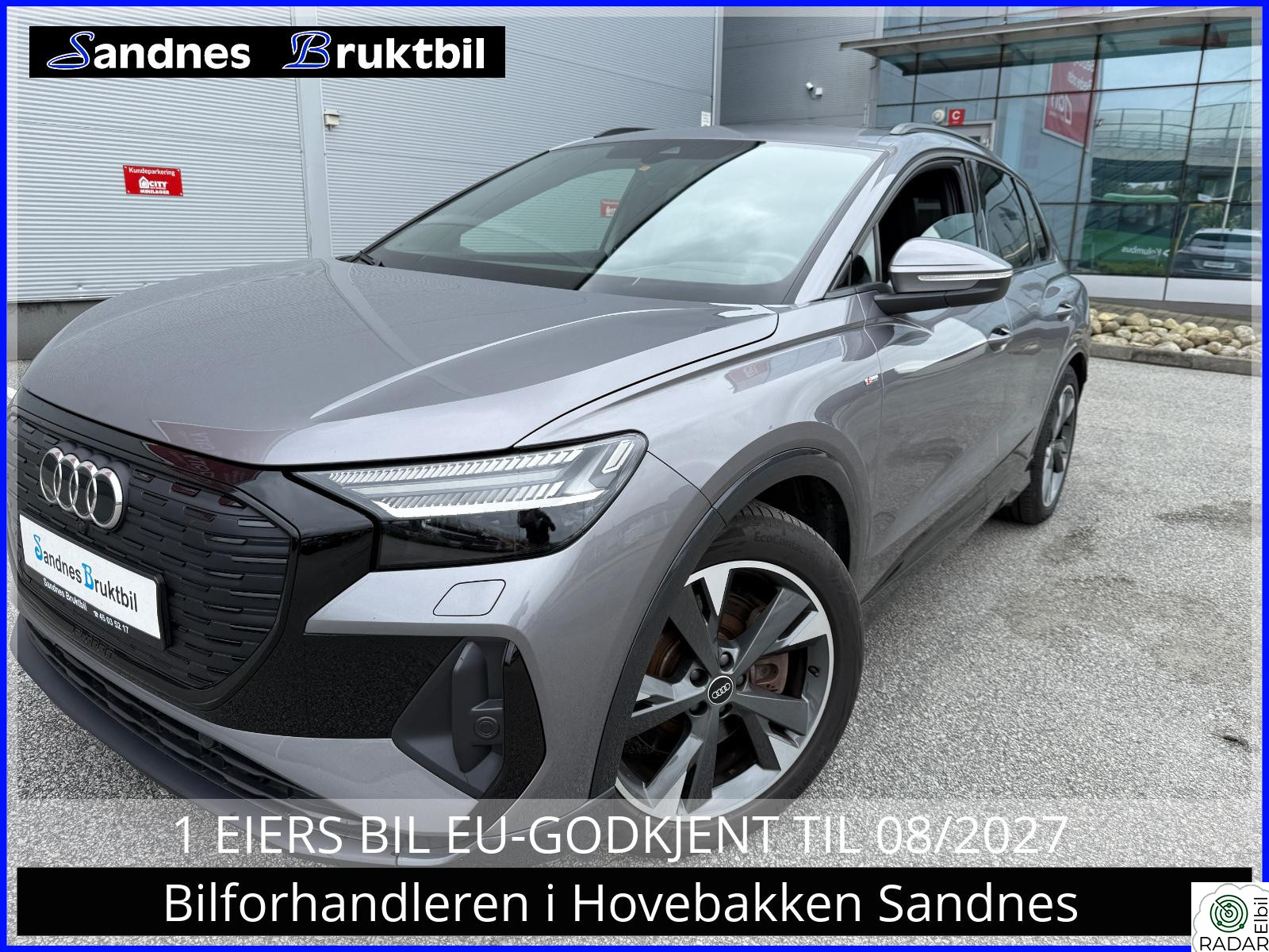 AUDI Q4 50 E TRON 50 Q S-LINE,SKINN,KROK,ACC,SONOS,HUD,SORT OPTIKK,NAVI