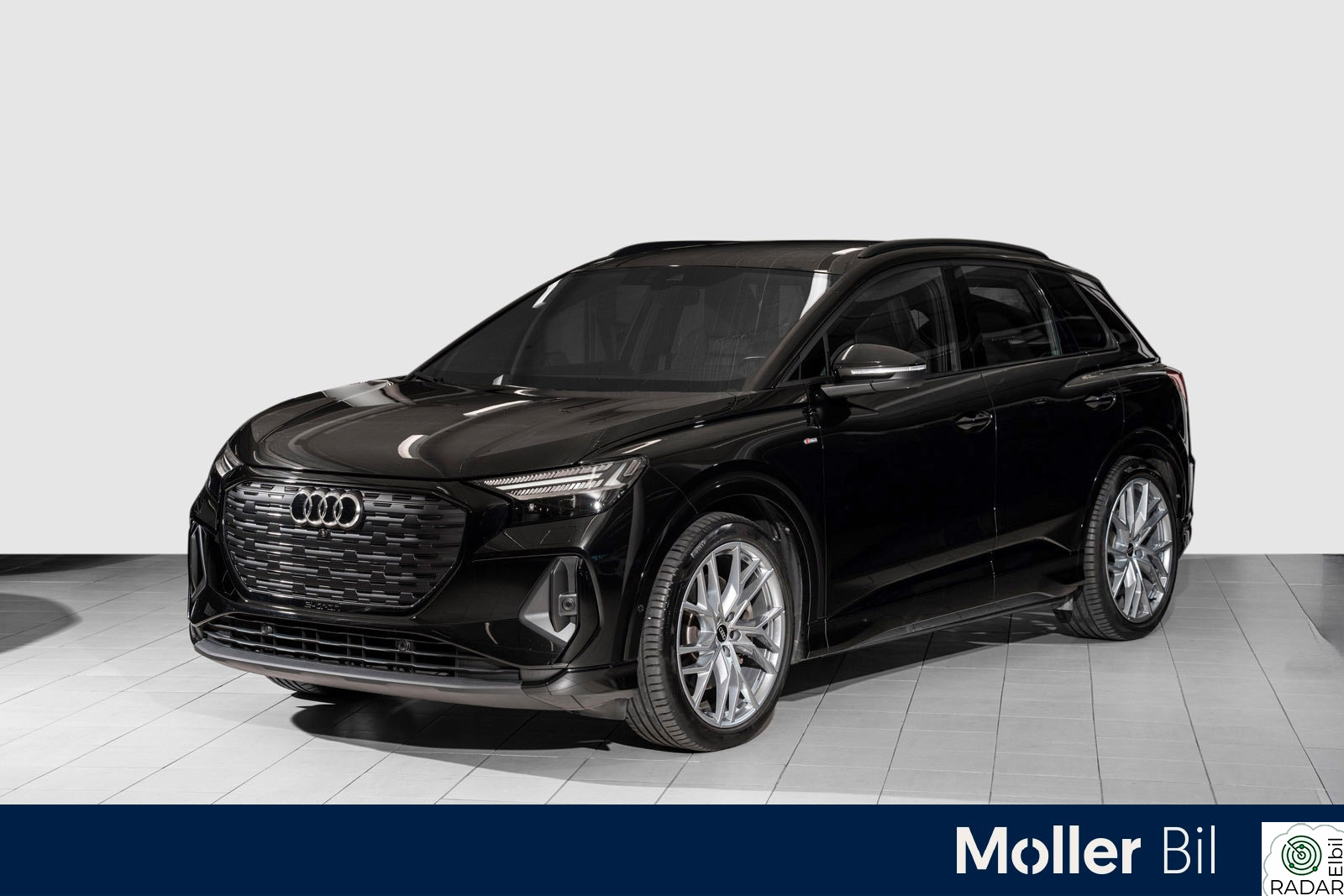 AUDI Q4 50 E TRON 50 quattro S line 21",Matrix,Sportsseter 9,Sort optikk+