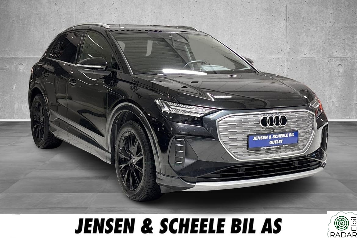AUDI Q4 50 E TRON quattro. Hengerfeste, Parkvarmer, Navi, DAB, 360