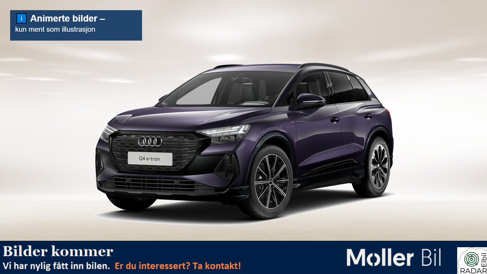 AUDI Q4 45 e-tron 45 quattro - krok, Matrix, ryggekamera, s-line, ACC +++