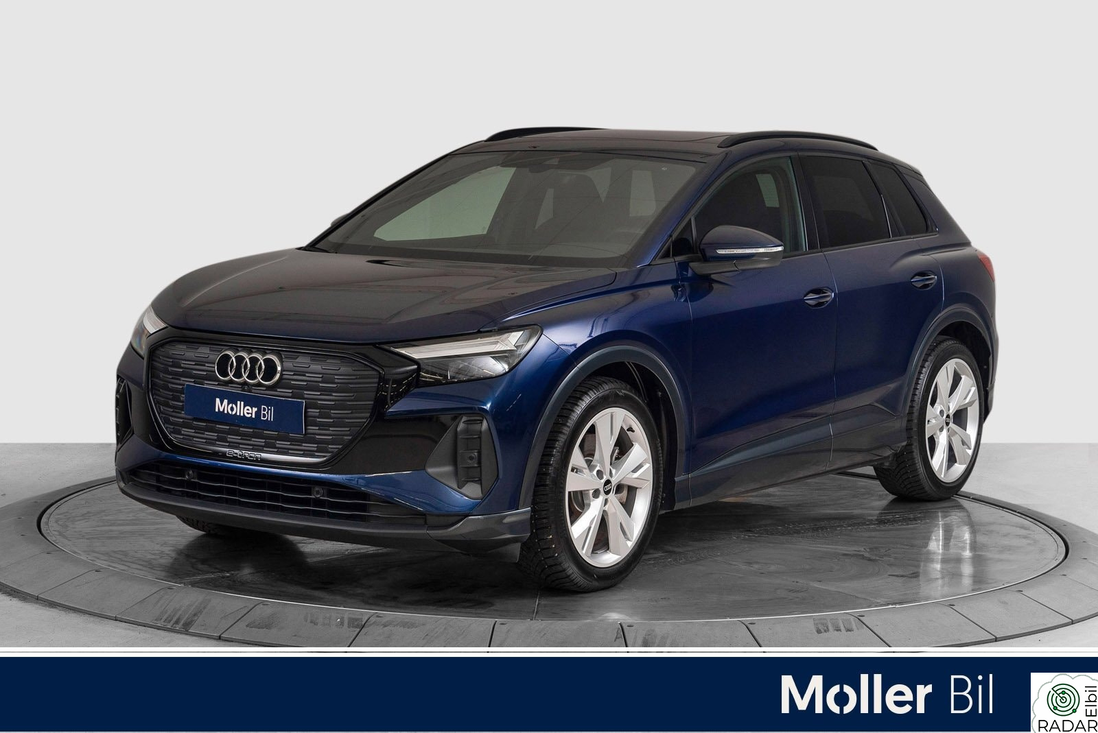 AUDI Q4 45 e-tron 45 quattro - Pano, Sonos, R.Kam, Krok, Sort optikk