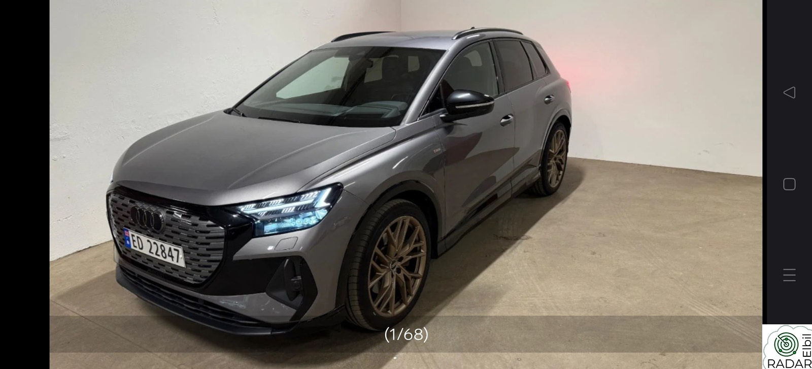 AUDI Q4 50 E TRON 50 quattro Adv. S-Line/Black Edition.