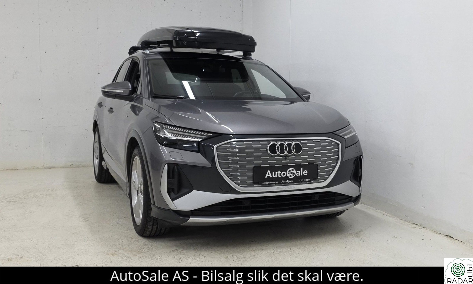 AUDI Q4 50 E TRON 50 Quattro S-Line/Skinn/HUD/Sonos/Norsk/ACC/20+19