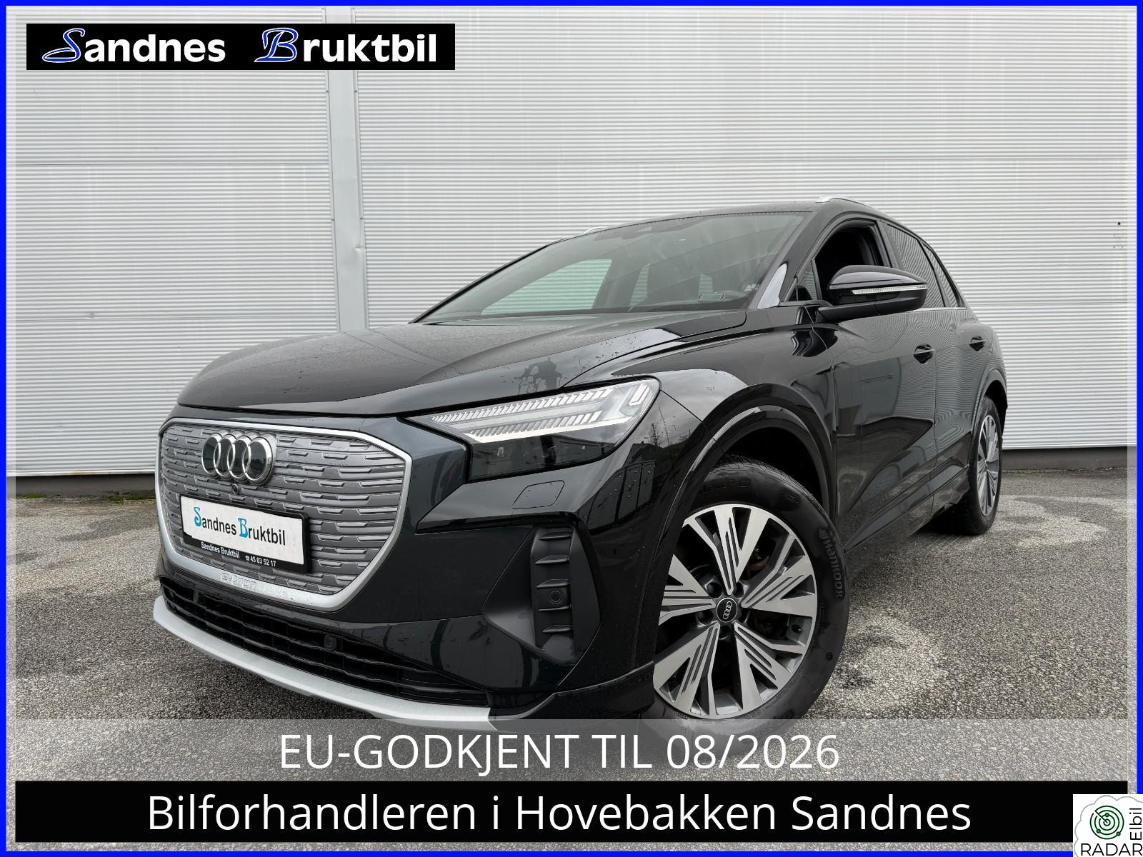 AUDI Q4 45 E TRON Q4 45 E-TRON,SPORTSSETER,HUD,NAVI,TLF,KROK,SONOS,KAMERA