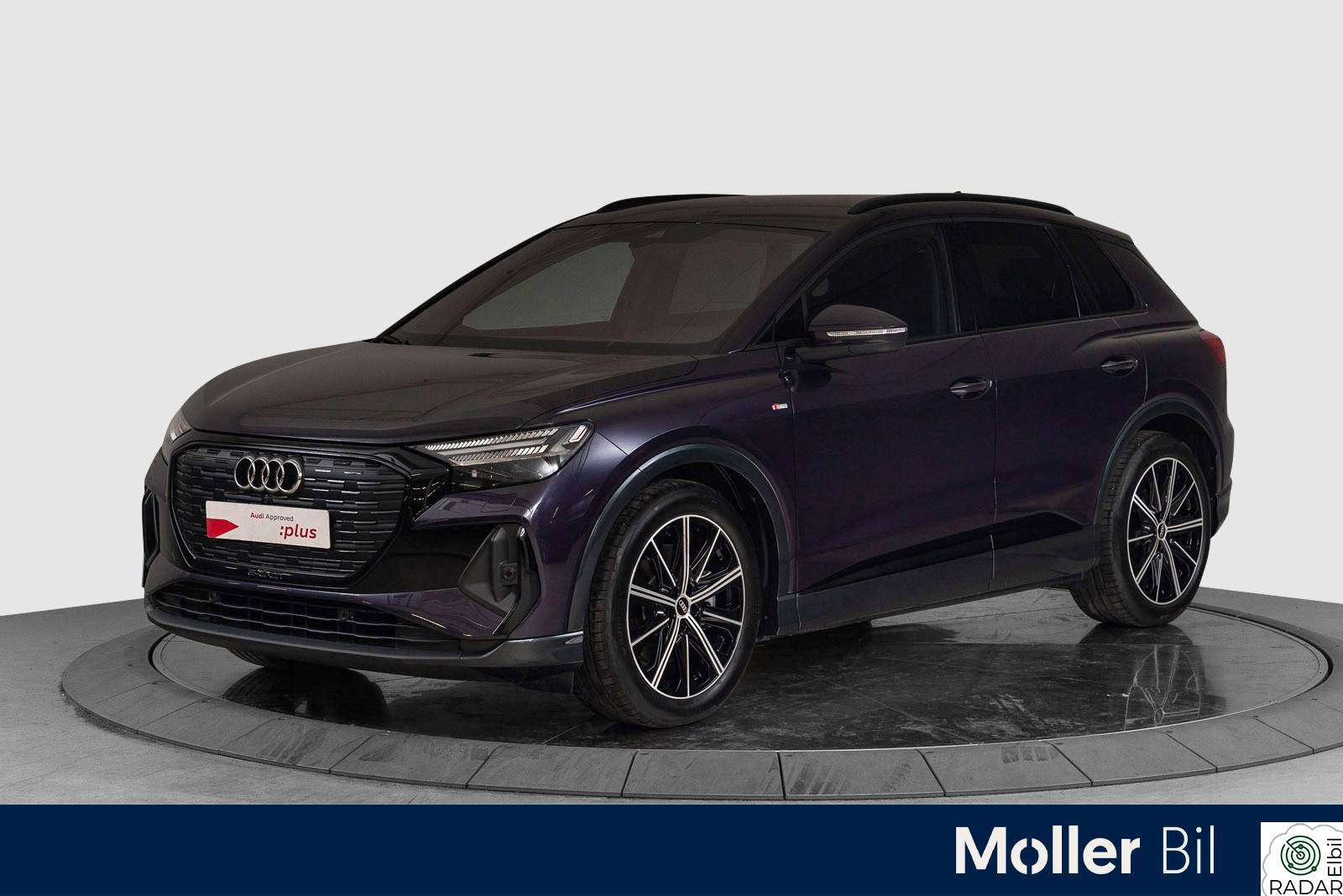 AUDI Q4 45 e-tron 45 quattro, S-Line, R.kamera, Skinnseter, Matrix, Krok+