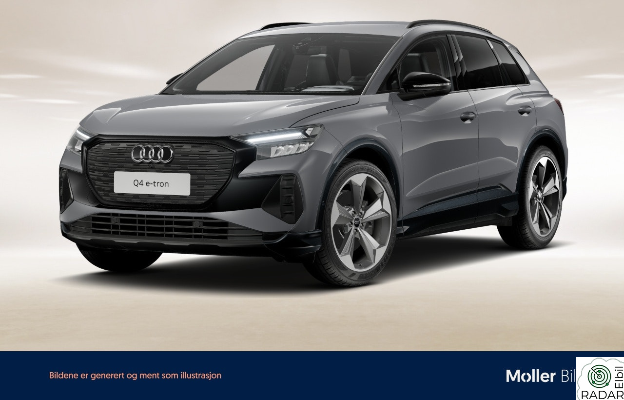 AUDI Q4 45 e-tron 45 quattro Edition S-stoler,HUD,krok,21"