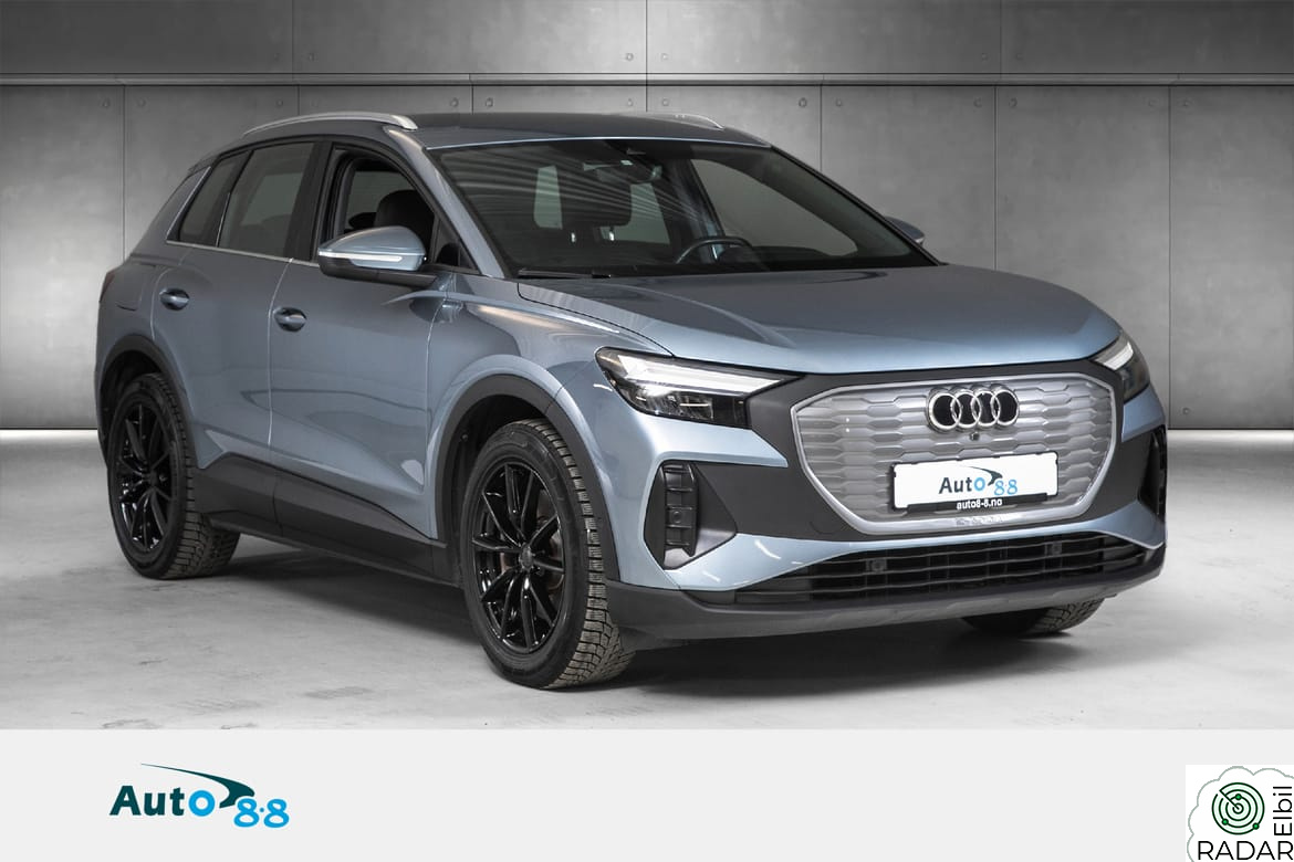 AUDI Q4 45 E TRON / 512KM WLTP! / VELHOLDT / NYLIG SERVET / ++!