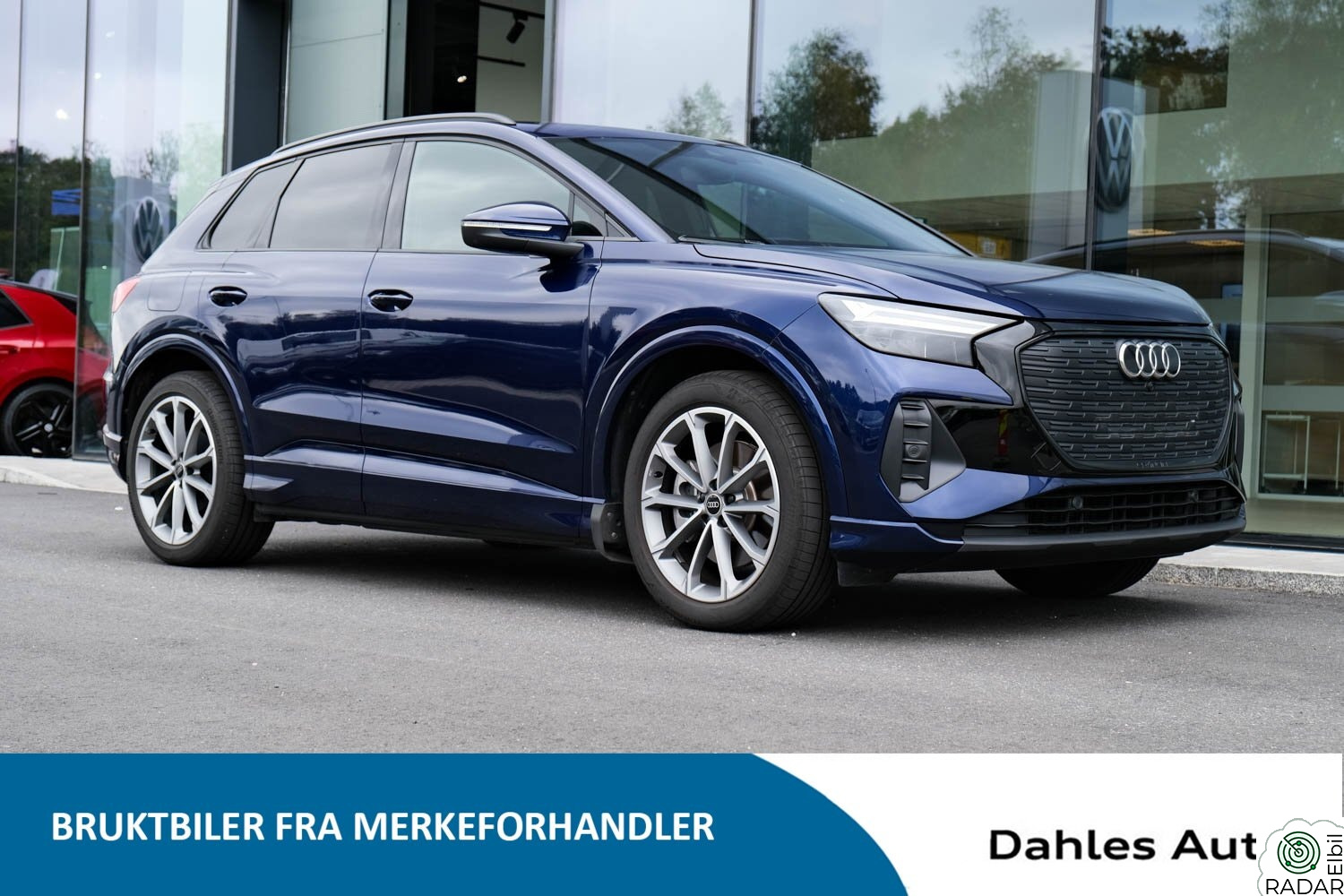 AUDI Q4 50 E TRON 50 quattro - S-line/HeadUp/Hellakkering/LAV KILOMETER