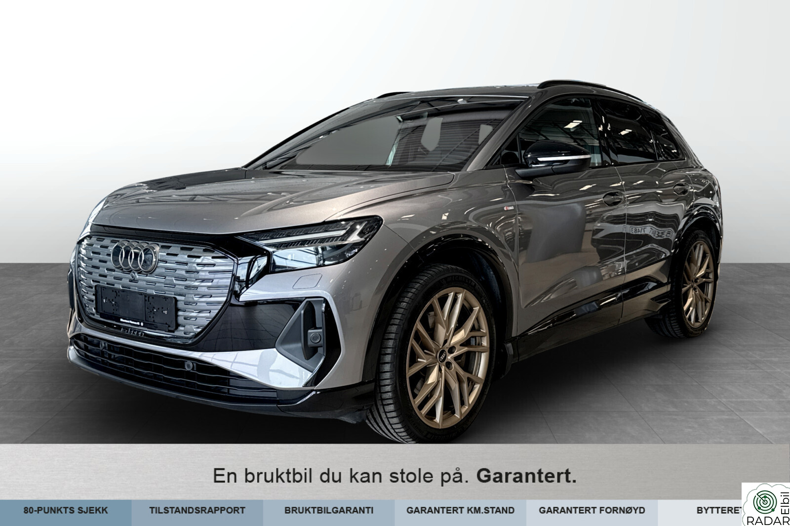 AUDI Q4 50 E TRON 50 Edtion One S-line,El.skinn,Rkamera,Sonos,El.bakluke