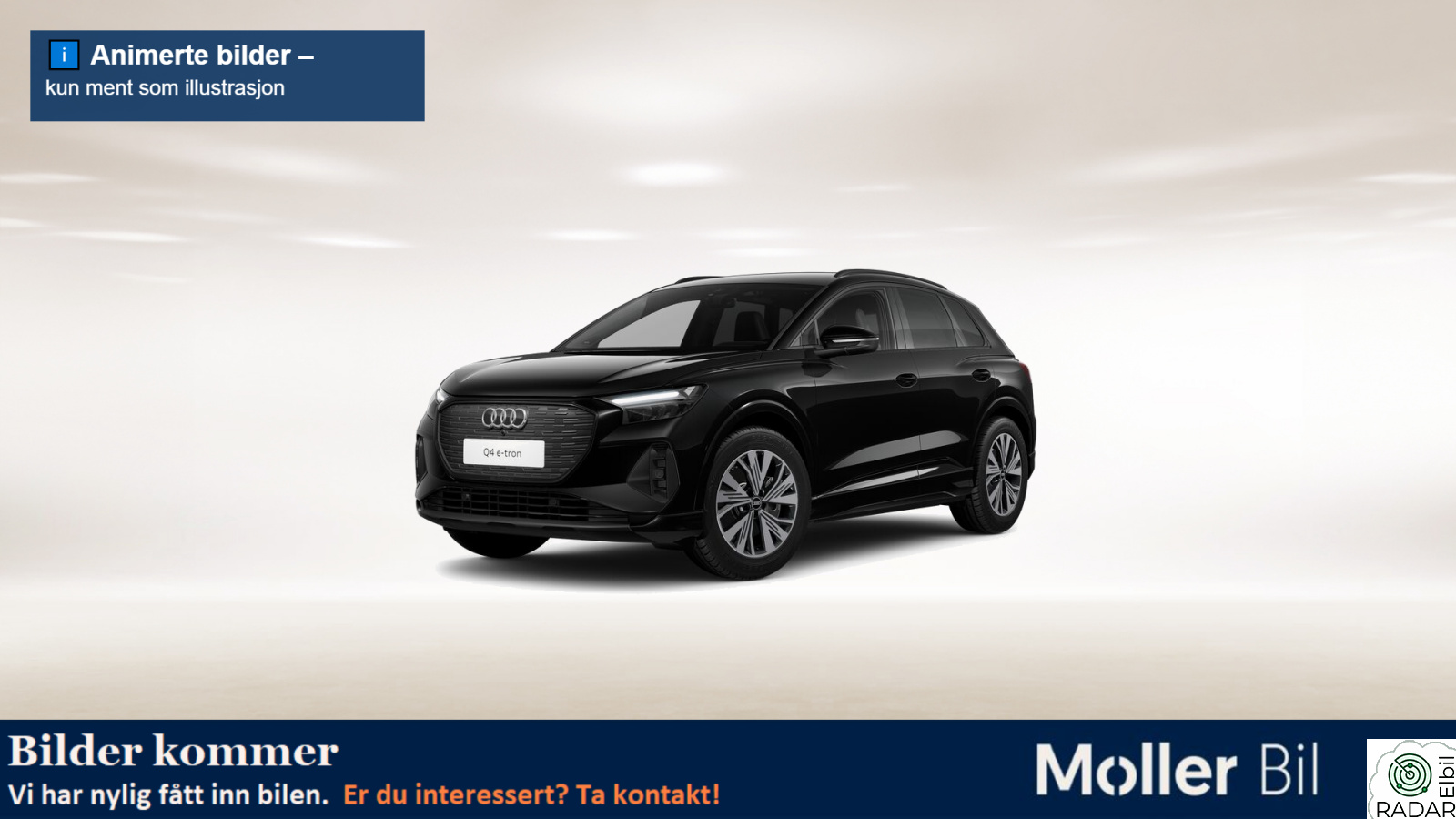 AUDI Q4 45 E TRON 45 quattro Business plus Fullskinn,El seter,Krok,Sonos+